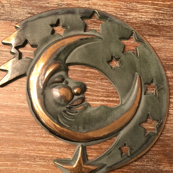 VTG 1994 PARTYLITE RUSTIC MOON CANDLEHOLDER - Picture 2 of 6